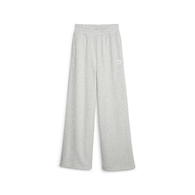 PUMA CLASSICS Womens Grey Relaxed Sweatpants - Image 1